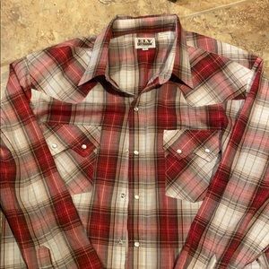 Men’s Ely Cattleman Pearl Snap Western Shirt